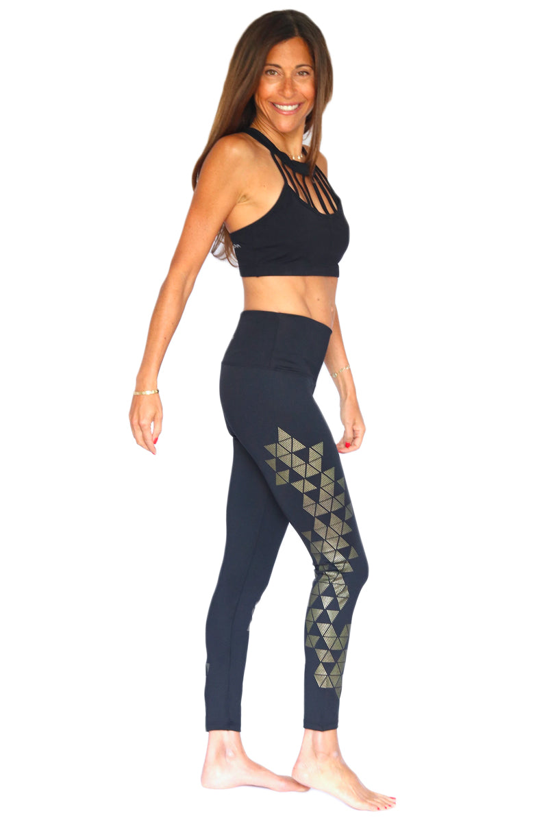 Crystal Bling Yoga Pants