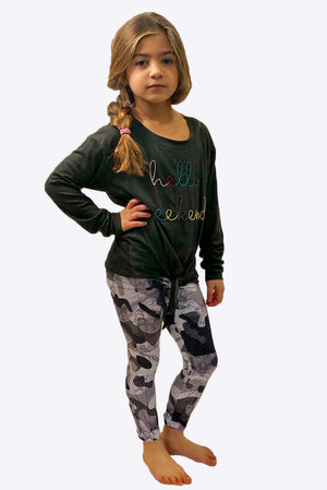 Deborah the Camo King Legging for Kids