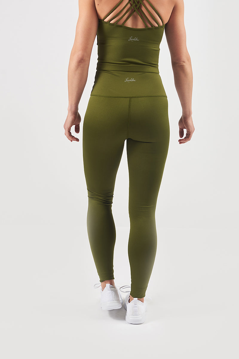 Olive Green Yoga Leggings