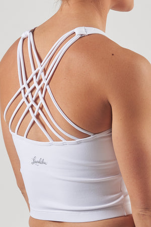 Samantha Crop Top - White