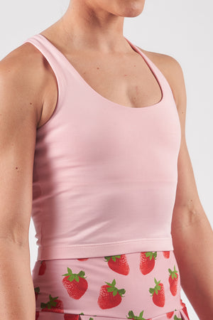 Samantha Crop Top - Bubblegum