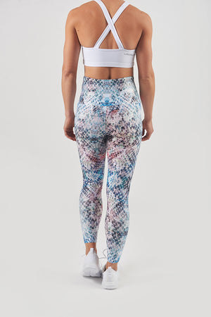 Silver Snake Yoga Pants