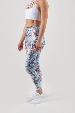 Silver Snake Yoga Pants