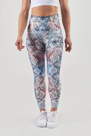 Silver Snake Yoga Pants