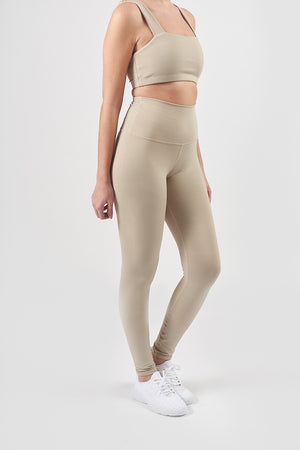 Beige High Waisted Legging