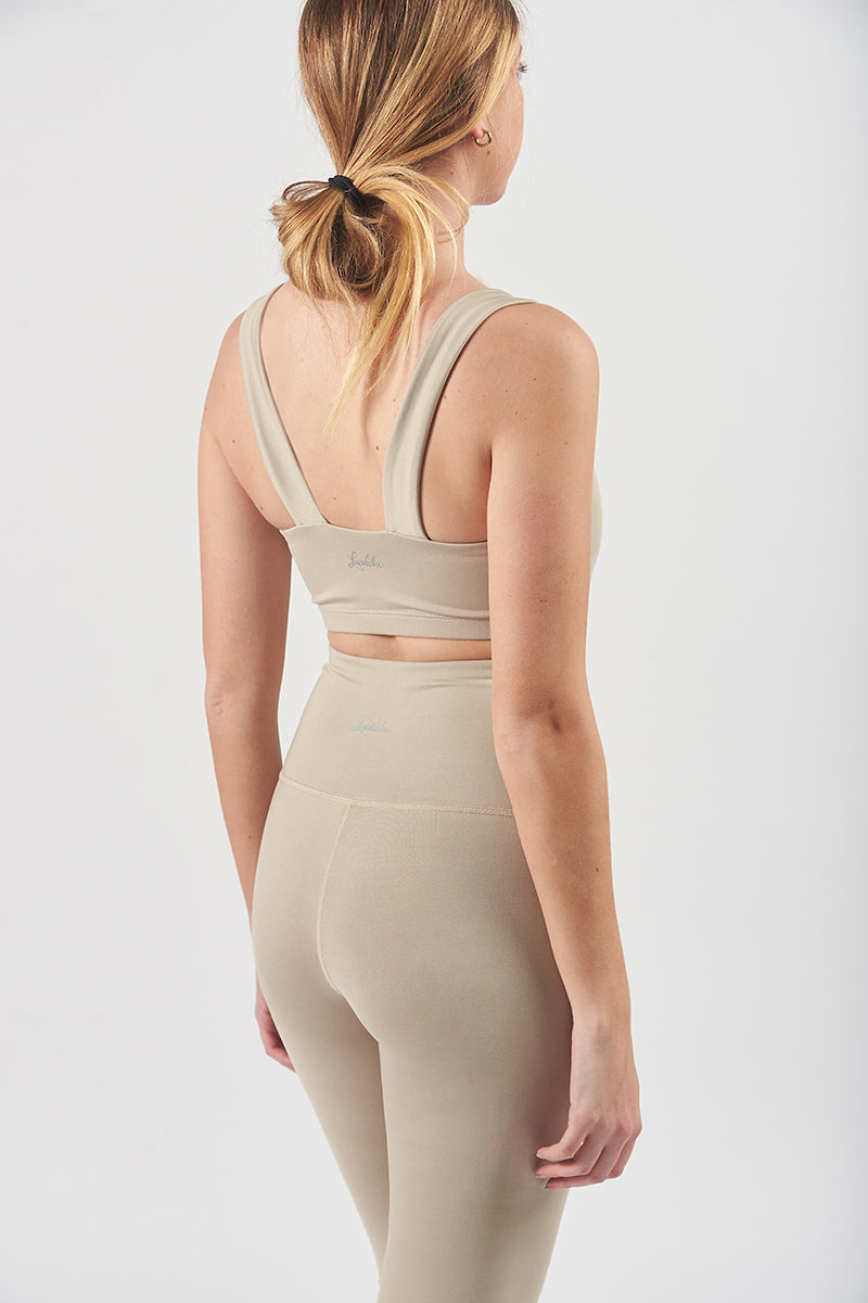 Beige Bandeau Top