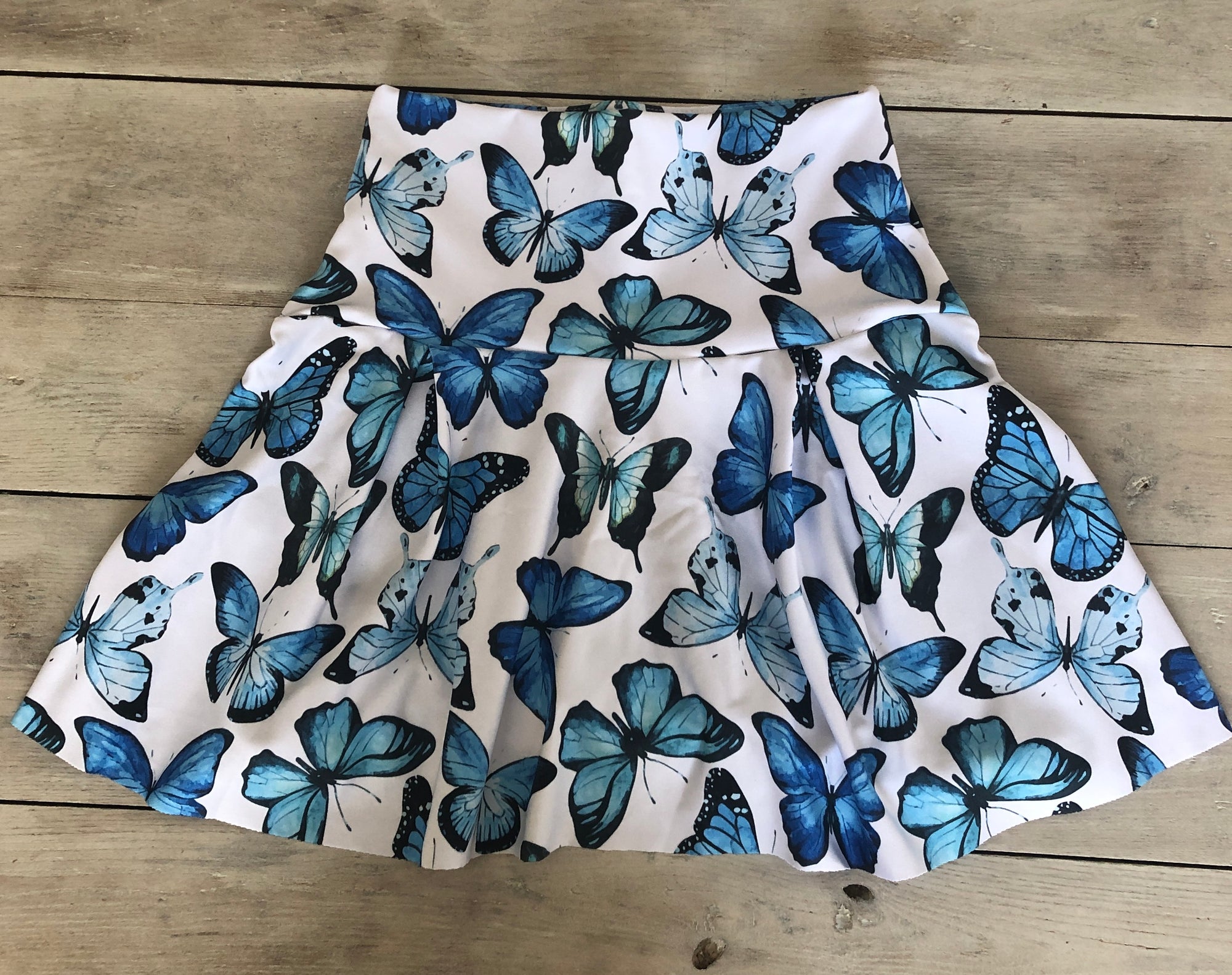 Blue Butterfly Skirt