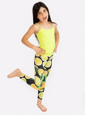 Lemon and Lime Yoga Pants/Leggings